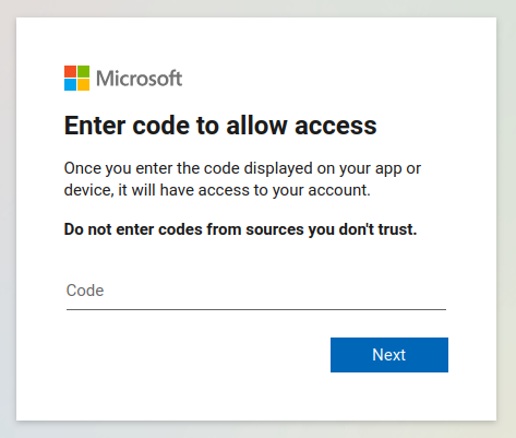 Entrez le code